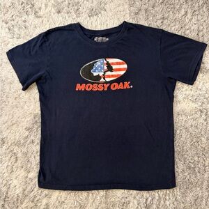 Mossy Oak American Flag Print Shirt